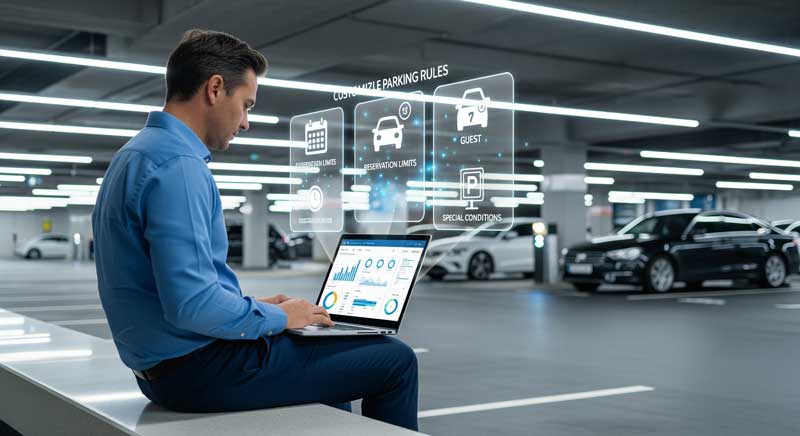شخصی سازی قوانین شارژ و استفاده از پارکینگ در نرم افزار مدیریت پارکینگ