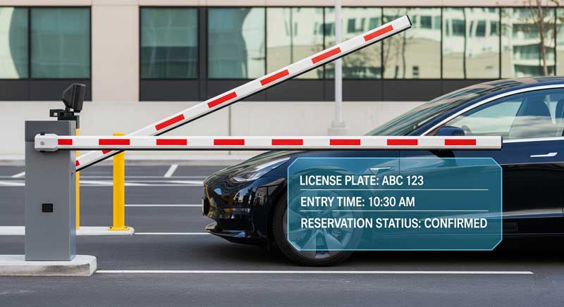 کنترل پارکینگ با نرم افزار هوشمند