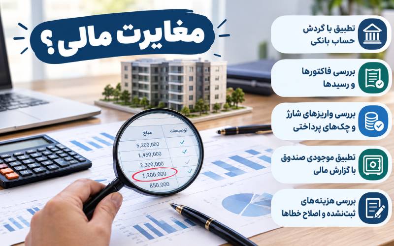 مغایرت در حسابرسی ساختمان
